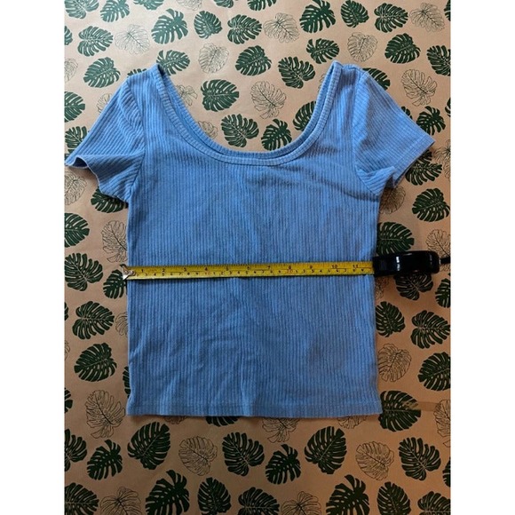 Wild Fable S Blue Crop Top - Picture 3 of 7